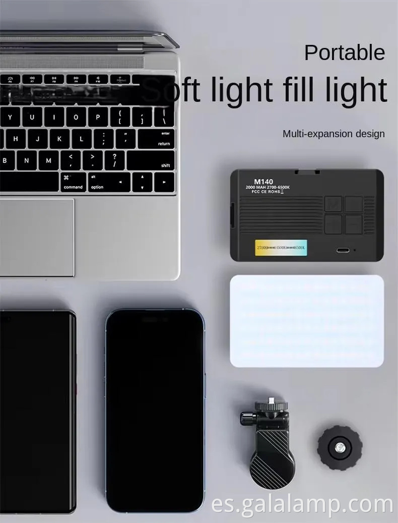 Luz de mano de selfie portátil para iluminación de fotografía al aire libre